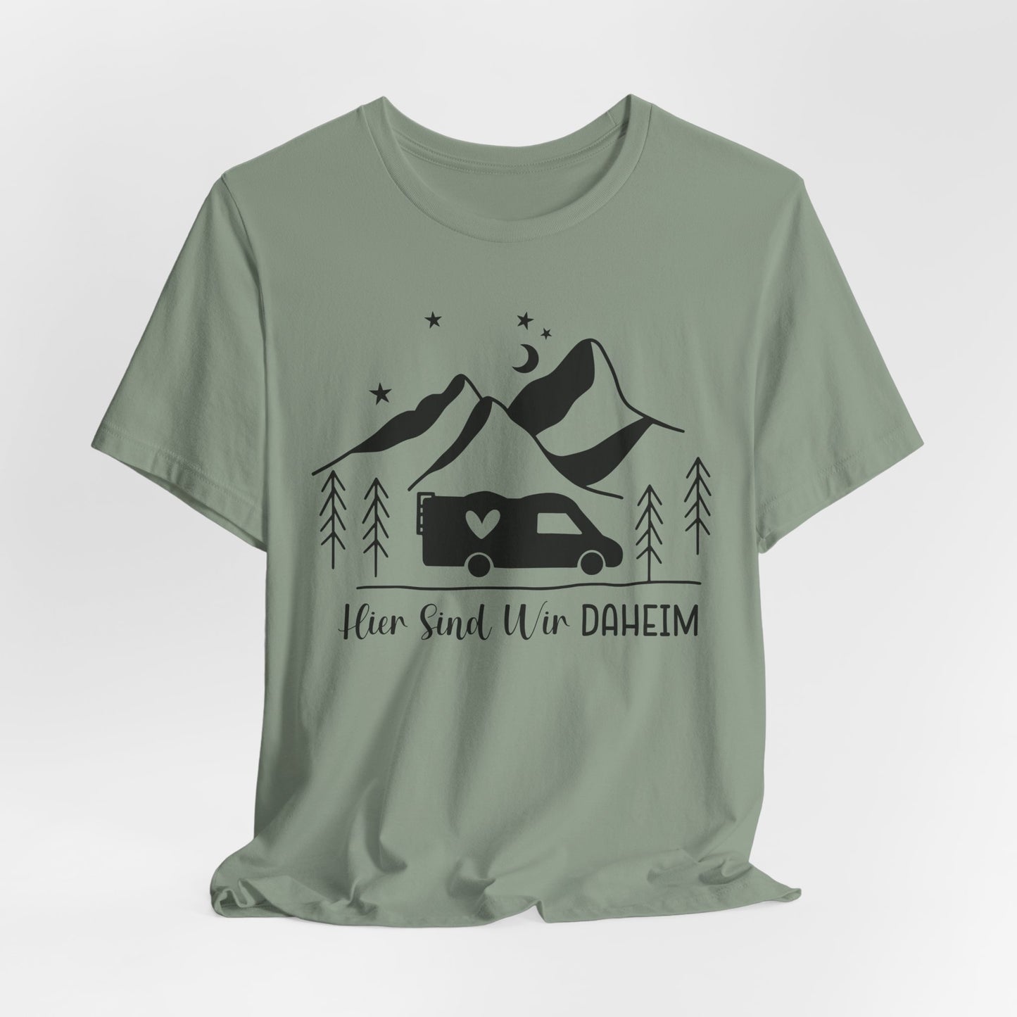 Hier sind wir Daheim Tee