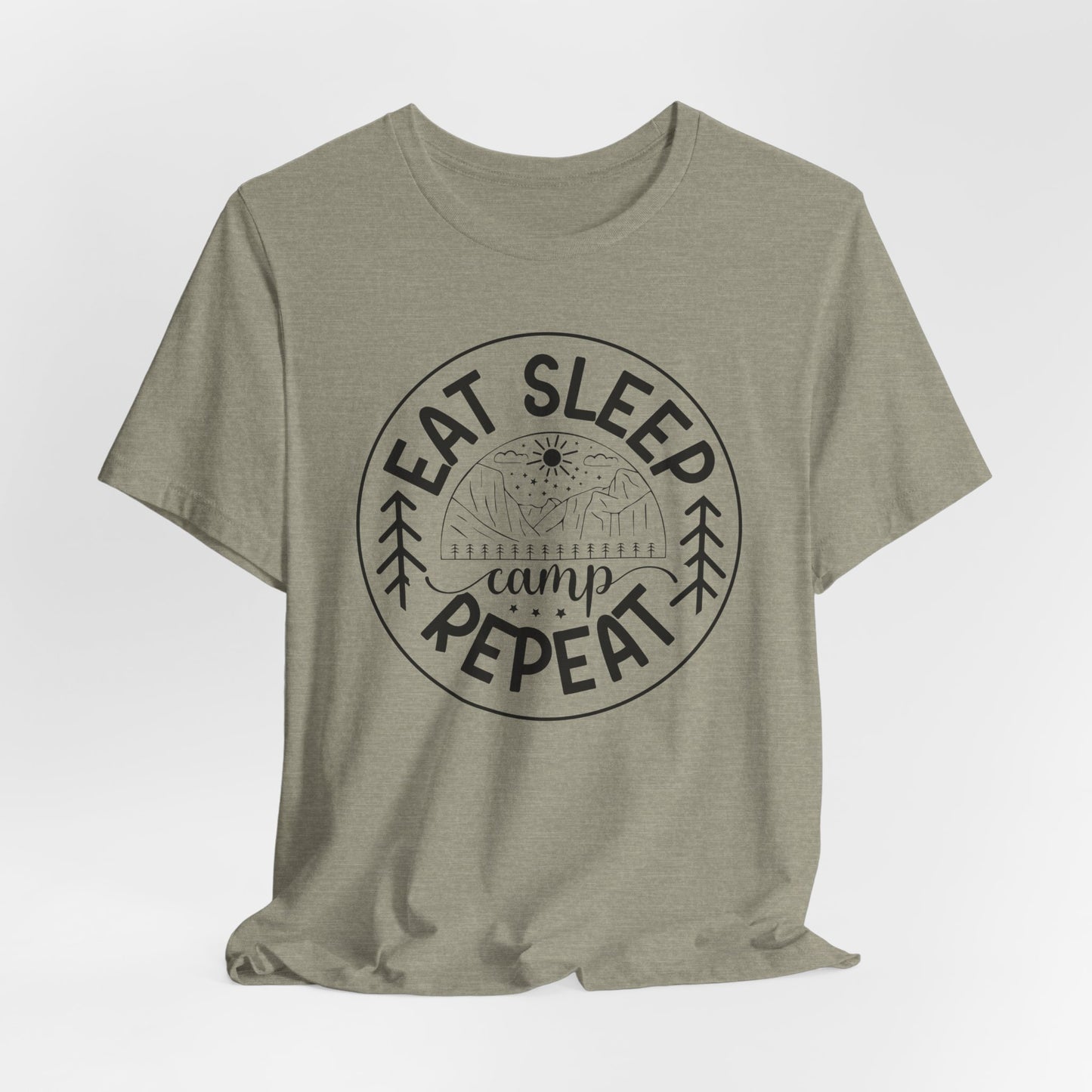 Eat sleep camp repeat Tee