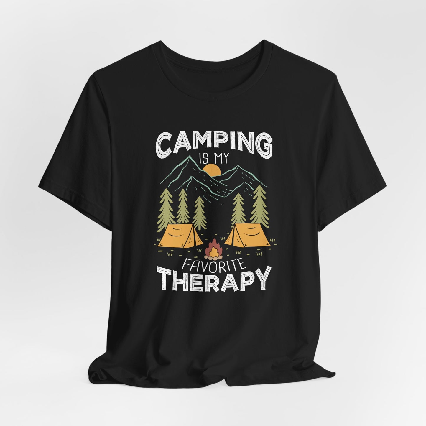 Camping is My Favorite Therapy Tee