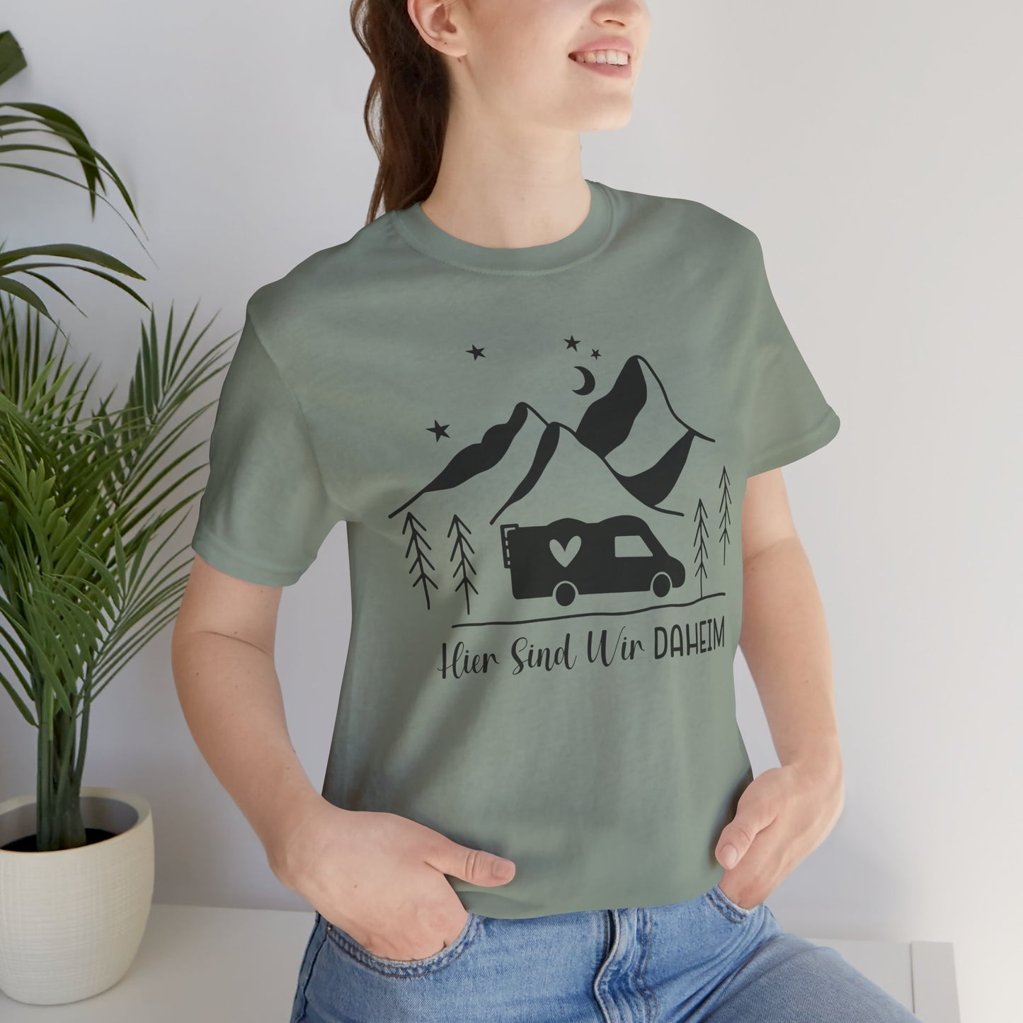 Hier sind wir Daheim Tee