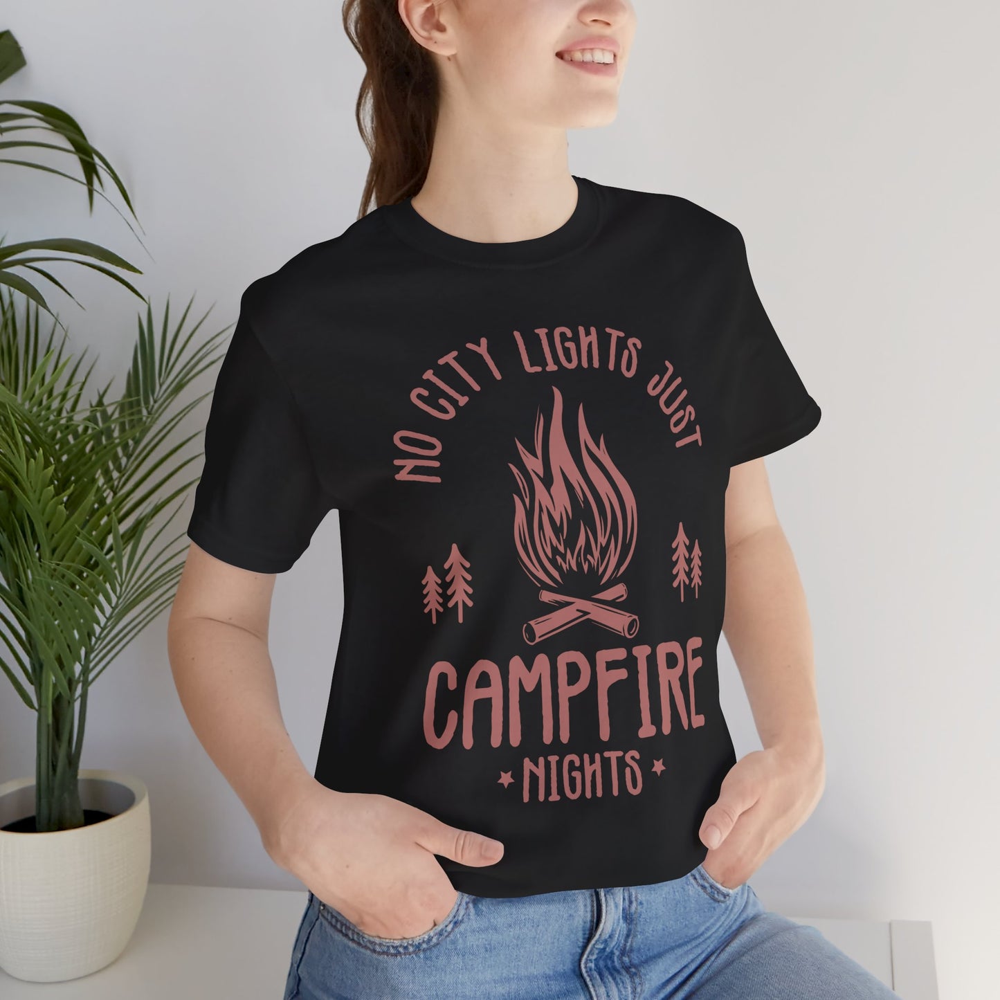 No City Lights Just Campfire Nights Tee