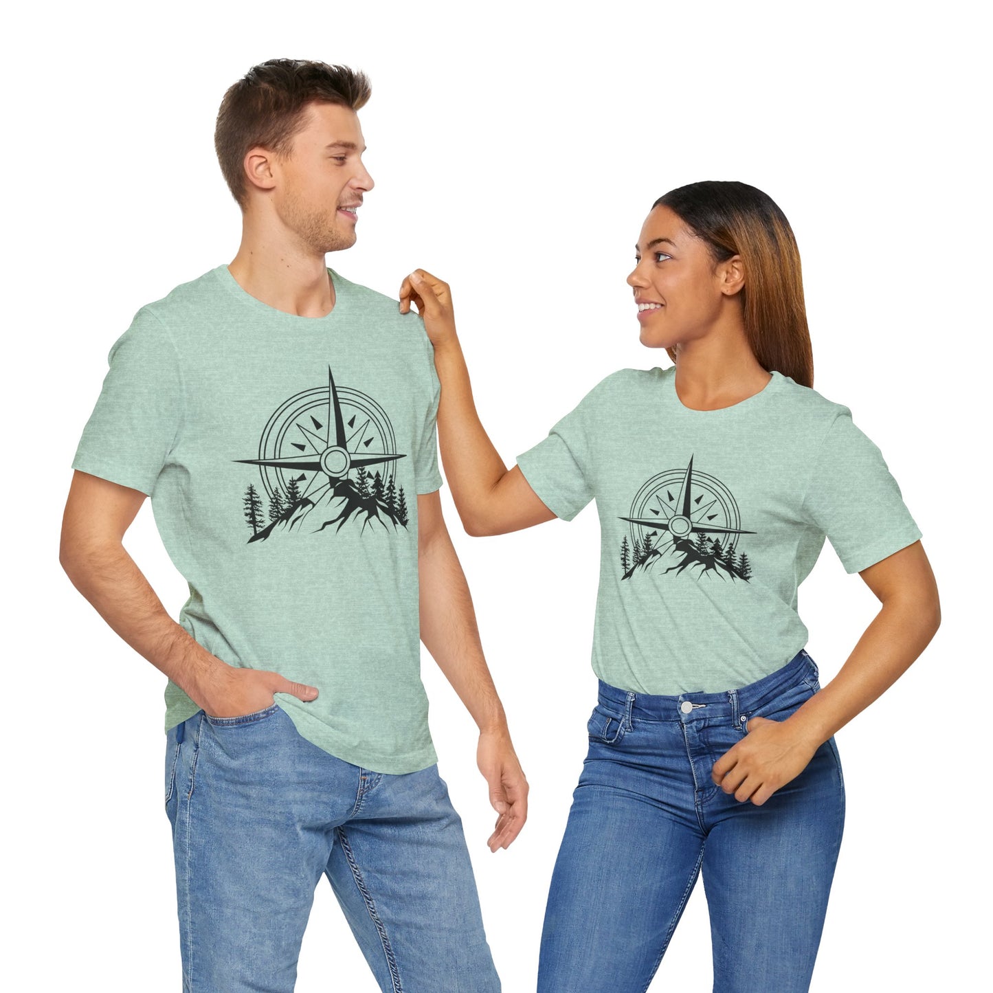 Fires Friends Fun Camping Crew Tee