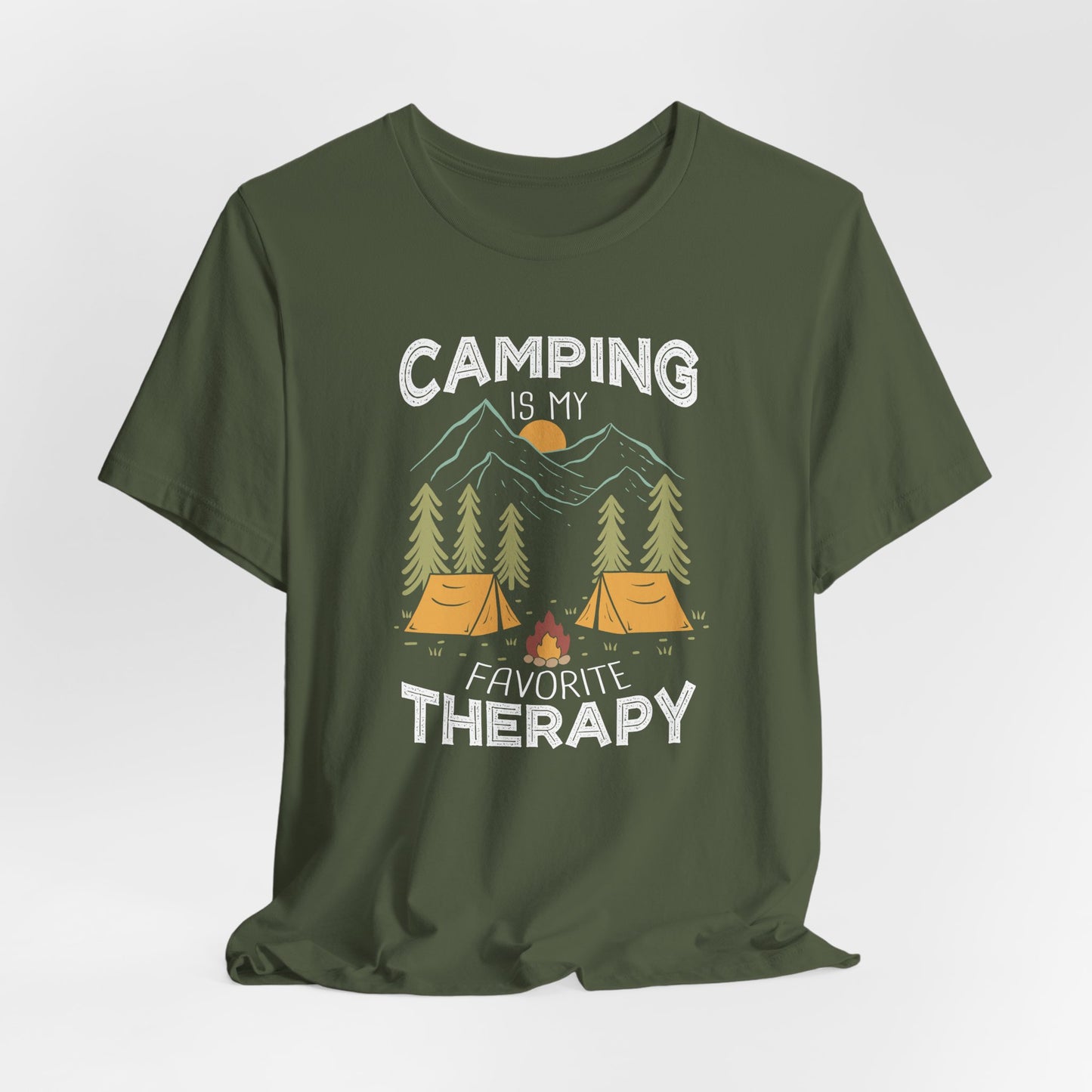 Camping is My Favorite Therapy Tee
