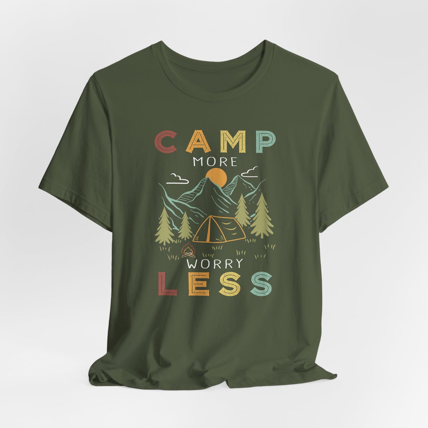 Camp More Worry Less Tee