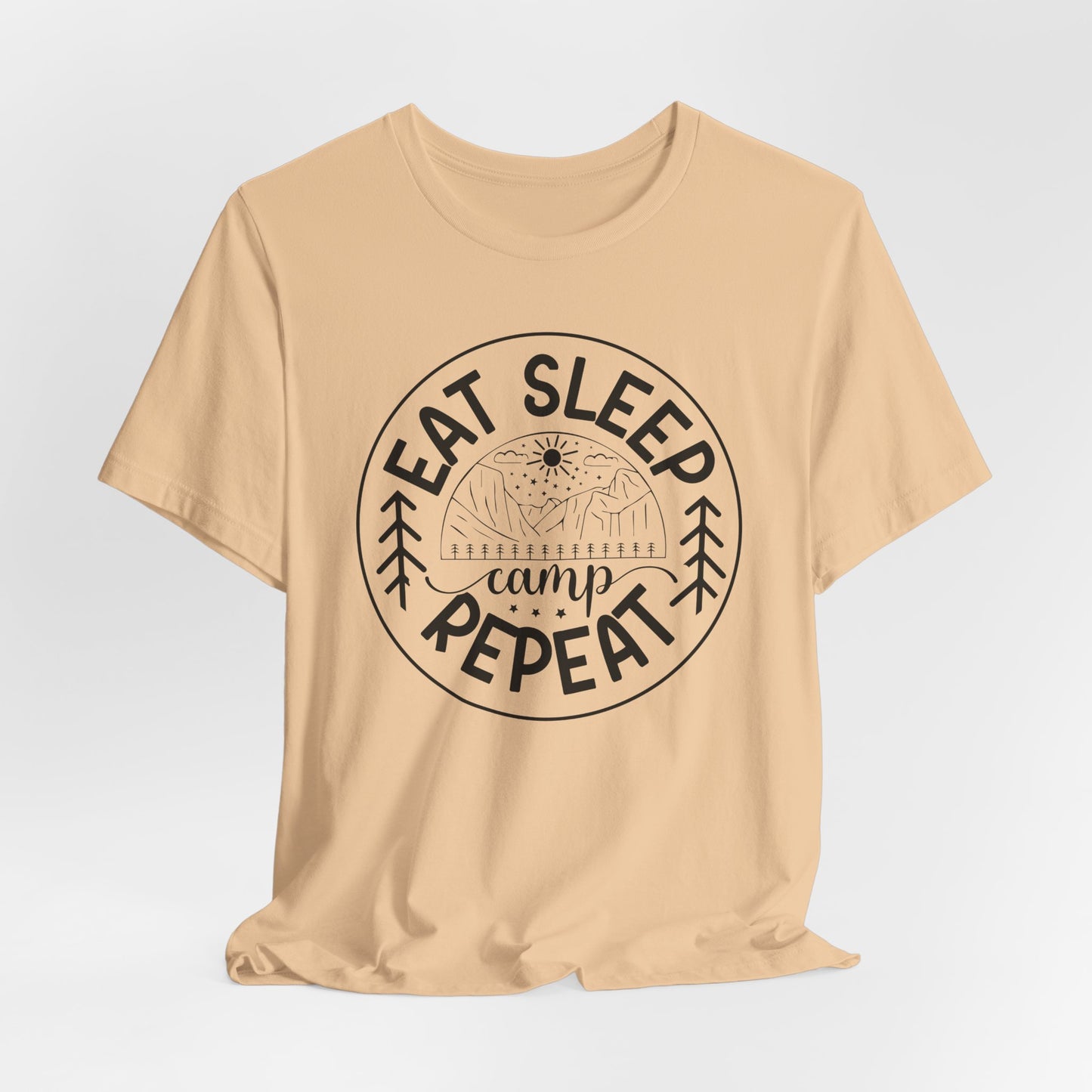 Eat sleep camp repeat Tee