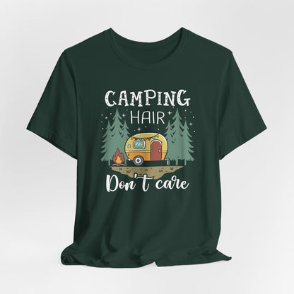 Camping  Hair Don't Care  Tee